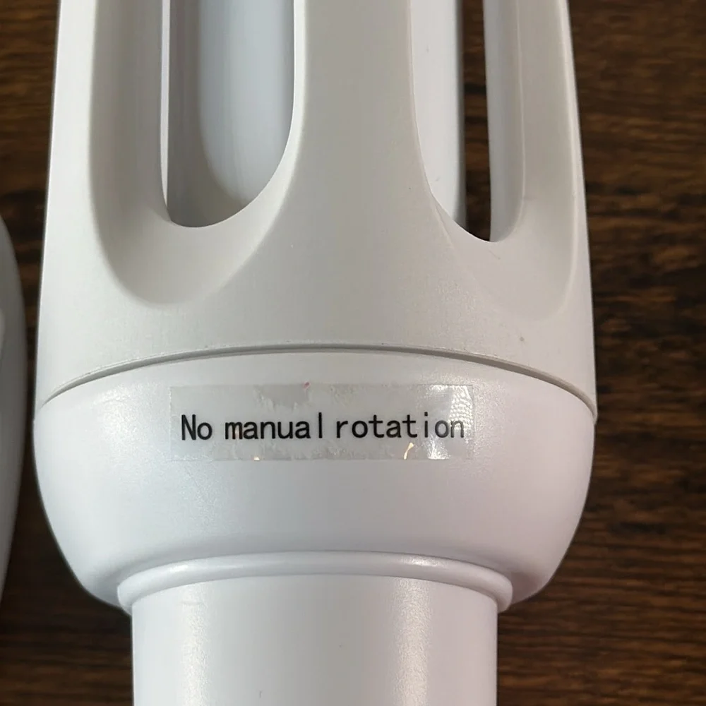 White Automatic Curling Iron